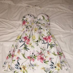 White Floral Dress